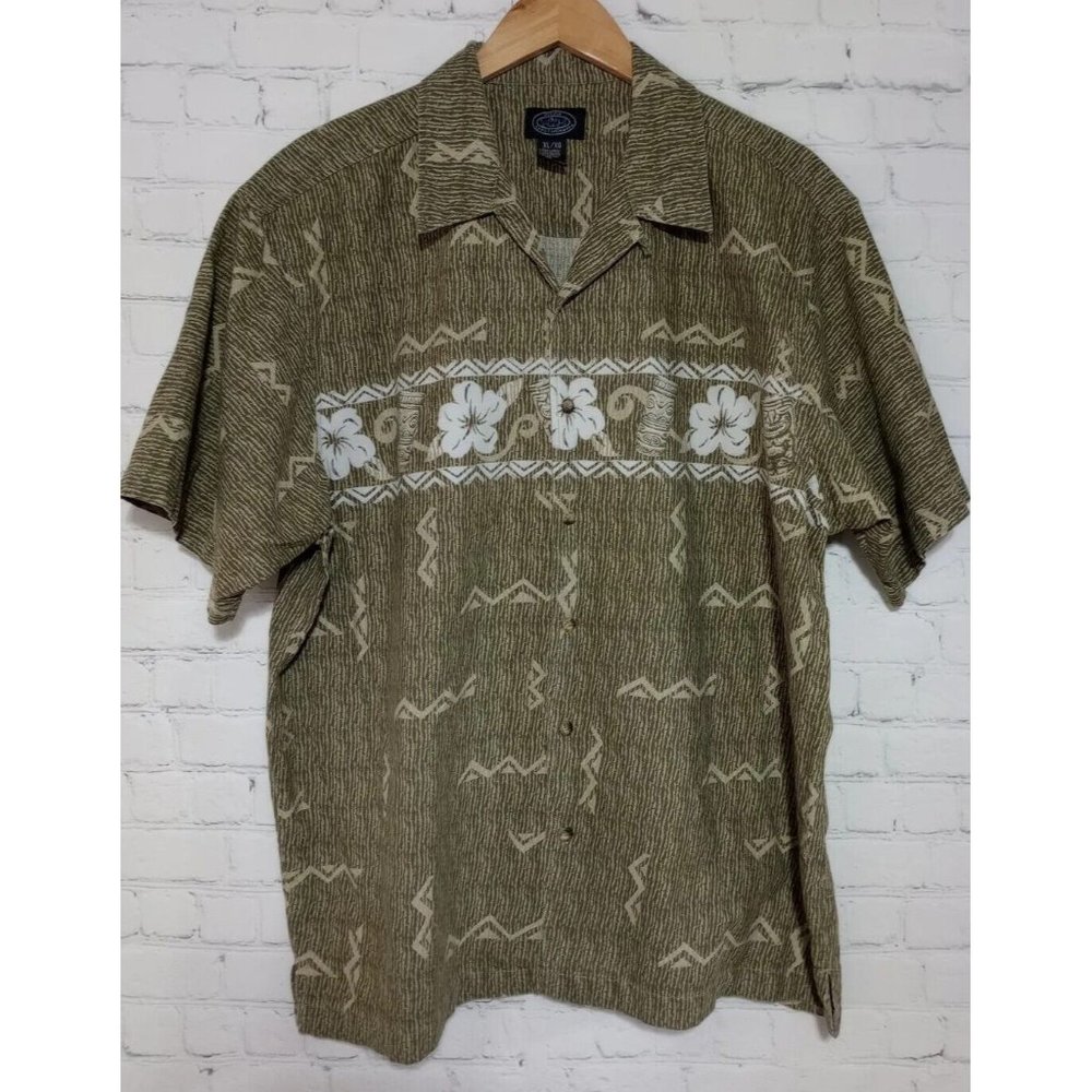 Pacific Coast Highway Size XL Surfer Hawaiian Button Up Short Sleeve Shirt